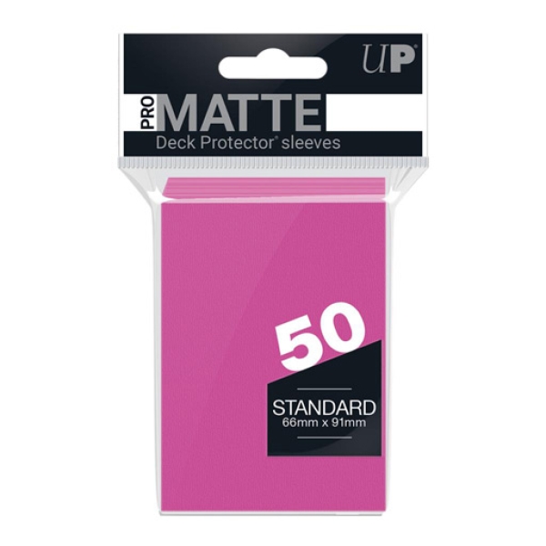 Ultra-Pro-50-Matte-Deck-Protector-Sleeves-Helles-Pink